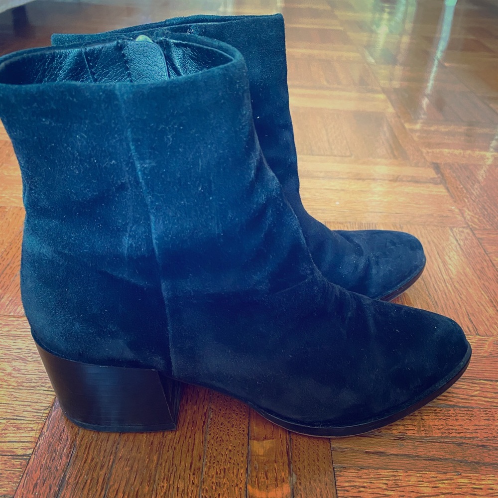 Sam Edelman suede ankle bootie